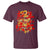 Happy Chinese New Year 2025 T Shirt Calligraphy Year Of The Snake Golden Flowers - Wonder Print Shop