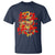 Happy Chinese New Year 2025 T Shirt Calligraphy Year Of The Snake Golden Flowers - Wonder Print Shop