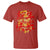 Happy Chinese New Year 2025 T Shirt Calligraphy Year Of The Snake Golden Flowers - Wonder Print Shop