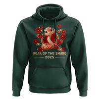 Happy Chinese New Year 2025 Hoodie Year Of The Snake Flowers