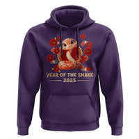 Happy Chinese New Year 2025 Hoodie Year Of The Snake Flowers