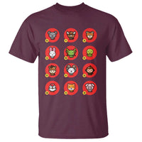 Funny Chinese New Year Zodiac Animals T Shirt - Wonder Print Shop