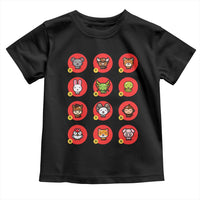 Funny Chinese New Year Zodiac Animals Toddler T Shirt