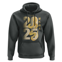 Happy Chinese New Year 2025 Hoodie Calligraphy Year Of The Snake Zodiac Animals