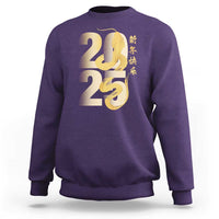 Happy Chinese New Year 2025 Sweatshirt Calligraphy Year Of The Snake Zodiac Animals
