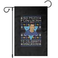 Funny So Much Funukah To Celebrate Hanukkah Sandler Garden Flag - Wonder Print Shop