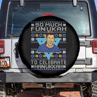 Funny So Much Funukah To Celebrate Hanukkah Sandler Spare Tire Cover - Wonder Print Shop