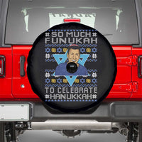 Funny So Much Funukah To Celebrate Hanukkah Sandler Spare Tire Cover - Wonder Print Shop