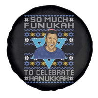 Funny So Much Funukah To Celebrate Hanukkah Sandler Spare Tire Cover - Wonder Print Shop