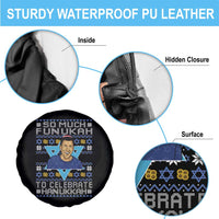 Funny So Much Funukah To Celebrate Hanukkah Sandler Spare Tire Cover - Wonder Print Shop