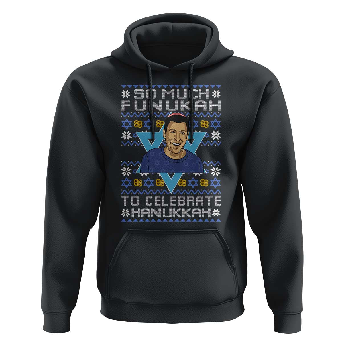 Funny So Much Funukah To Celebrate Hanukkah Sandler Hoodie - Wonder Print Shop