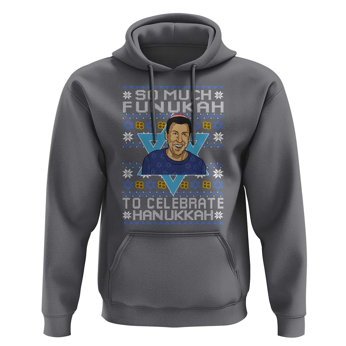 Funny So Much Funukah To Celebrate Hanukkah Sandler Hoodie - Wonder Print Shop