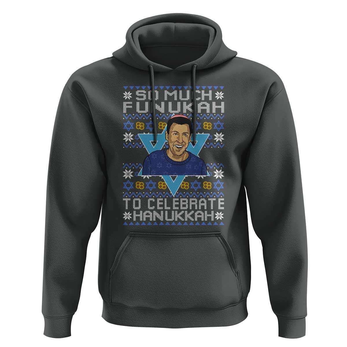 Funny So Much Funukah To Celebrate Hanukkah Sandler Hoodie - Wonder Print Shop