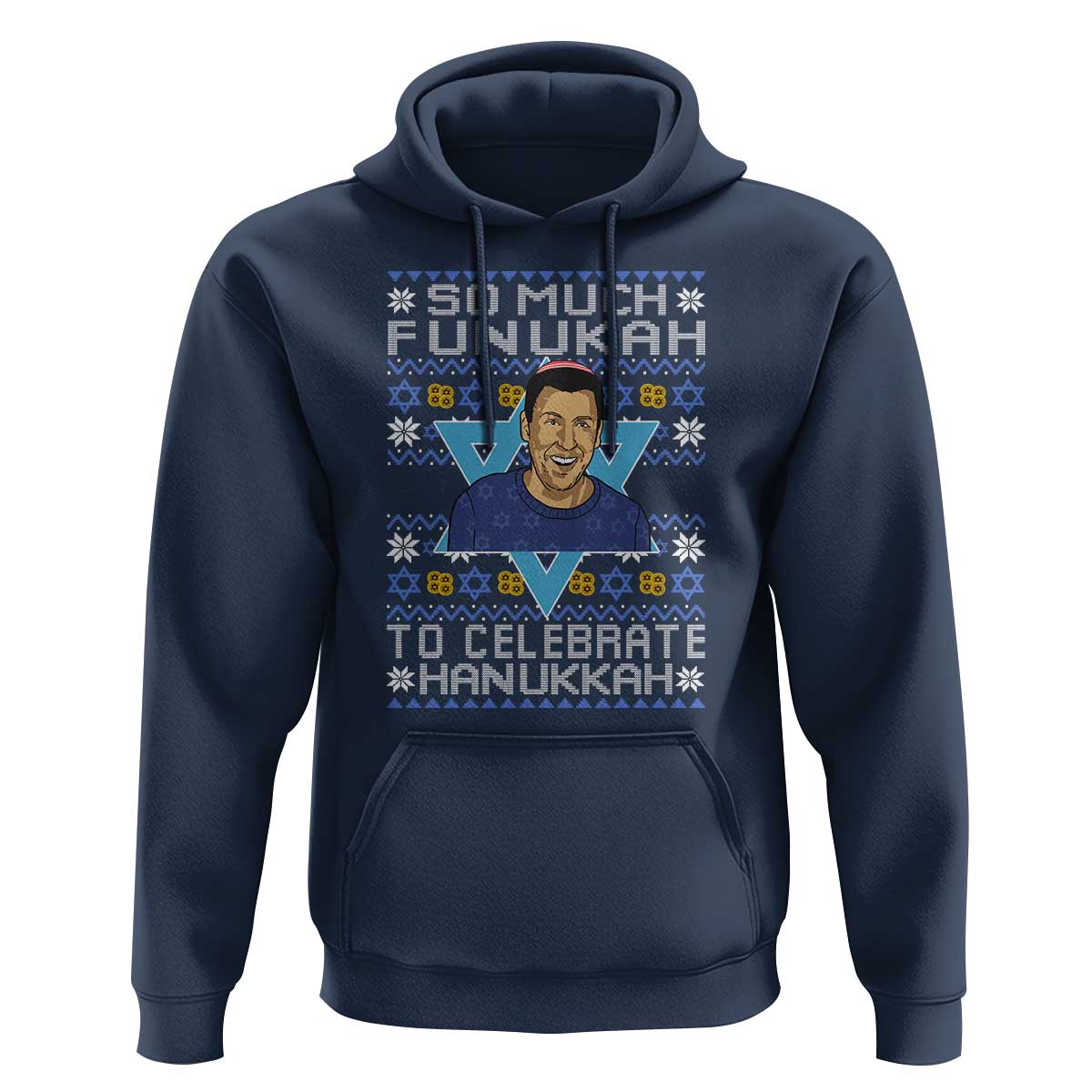 Funny So Much Funukah To Celebrate Hanukkah Sandler Hoodie - Wonder Print Shop