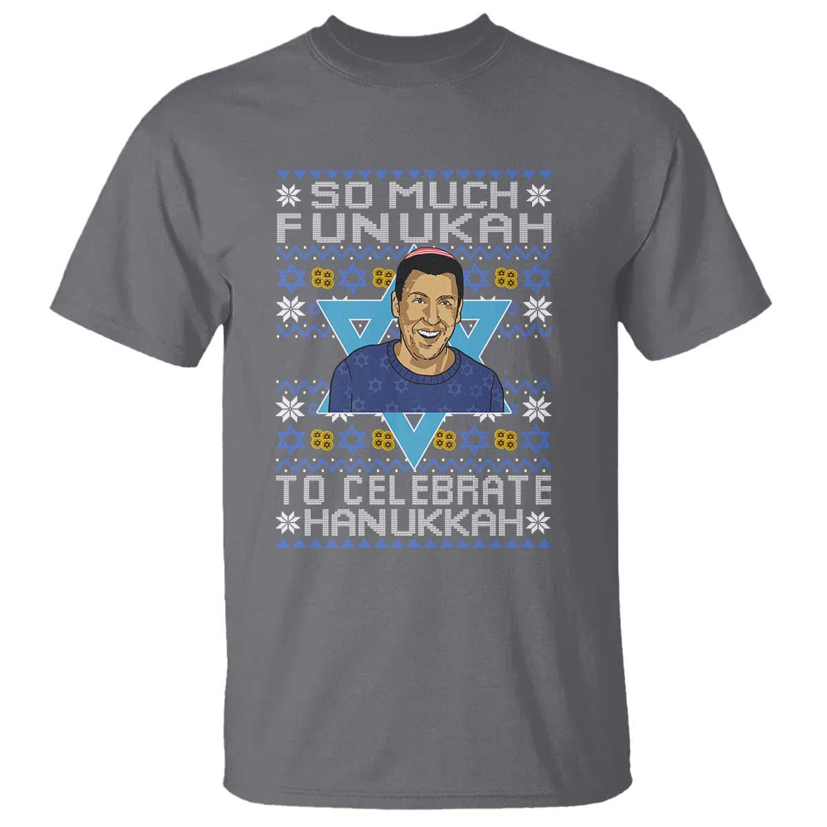 Funny So Much Funukah To Celebrate Hanukkah Sandler T Shirt - Wonder Print Shop