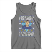 Funny So Much Funukah To Celebrate Hanukkah Sandler Tank Top - Wonder Print Shop