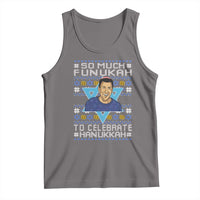 Funny So Much Funukah To Celebrate Hanukkah Sandler Tank Top - Wonder Print Shop