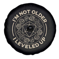 Funny RPG Gamer I'm Not Older I Leveled Up Spare Tire Cover Vintage D20 Tabletop Dice - Wonder Print Shop