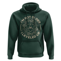 Funny RPG Gamer I'm Not Older I Leveled Up Hoodie Vintage D20 Tabletop Dice - Wonder Print Shop