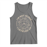Funny RPG Gamer I'm Not Older I Leveled Up Tank Top Vintage D20 Tabletop Dice - Wonder Print Shop