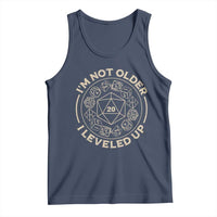 Funny RPG Gamer I'm Not Older I Leveled Up Tank Top Vintage D20 Tabletop Dice - Wonder Print Shop