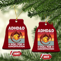 ADHD&D Roll For Concentration Ceramic Ornament Funny RPG Gamer D20 Tabletop Dice - Wonder Print Shop