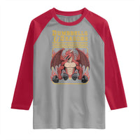 Funny RPG Workout Gym Nerd Raglan Shirt Dumbbells And Dragons The Original Swoleplaying Game - Wonder Print Shop