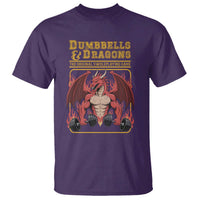 Funny RPG Workout Gym Nerd T Shirt Dumbbells And Dragons The Original Swoleplaying Game - Wonder Print Shop