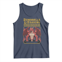 Funny RPG Workout Gym Nerd Tank Top Dumbbells And Dragons The Original Swoleplaying Game - Wonder Print Shop
