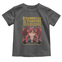 Funny RPG Workout Gym Nerd Toddler T Shirt Dumbbells And Dragons The Original Swoleplaying Game - Wonder Print Shop