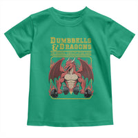 Funny RPG Workout Gym Nerd Toddler T Shirt Dumbbells And Dragons The Original Swoleplaying Game - Wonder Print Shop