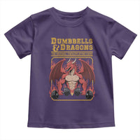 Funny RPG Workout Gym Nerd Toddler T Shirt Dumbbells And Dragons The Original Swoleplaying Game - Wonder Print Shop