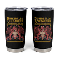 Funny RPG Workout Gym Nerd Tumbler Cup Dumbbells And Dragons The Original Swoleplaying Game - Wonder Print Shop