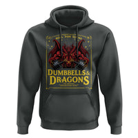 Funny RPG Weightlifting Workout Gym Hoodie Dumbbells And Dragons The Original Swoleplaying Game - Wonder Print Shop