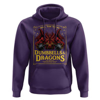 Funny RPG Weightlifting Workout Gym Hoodie Dumbbells And Dragons The Original Swoleplaying Game - Wonder Print Shop
