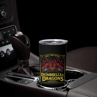 Funny RPG Weightlifting Workout Gym Tumbler Cup Dumbbells And Dragons The Original Swoleplaying Game - Wonder Print Shop