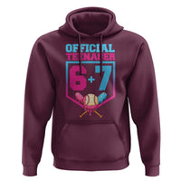 Funny 67 Baseball 13th Birthday Hoodie Ice Cream Drip 13th Bday Official Teenager