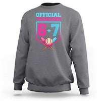 Funny 67 Baseball 13th Birthday Sweatshirt Ice Cream Drip 13th Bday Official Teenager