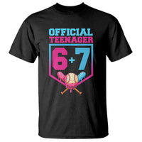 Funny 67 Baseball 13th Birthday T Shirt Ice Cream Drip 13th Bday Official Teenager