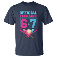 Funny 67 Baseball 13th Birthday T Shirt Ice Cream Drip 13th Bday Official Teenager