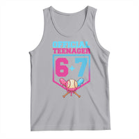 Funny 67 Baseball 13th Birthday Tank Top Ice Cream Drip 13th Bday Official Teenager