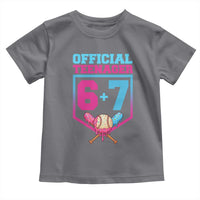 Funny 67 Baseball 13th Birthday Toddler T Shirt Ice Cream Drip 13th Bday Official Teenager
