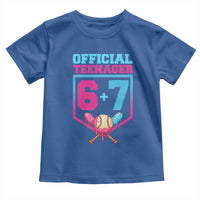 Funny 67 Baseball 13th Birthday Toddler T Shirt Ice Cream Drip 13th Bday Official Teenager