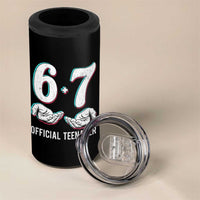Funny 67 13th Birthday 4 in 1 Can Cooler Tumbler 6 7 Thirteen Year Old Official Teenager Hands - Wonder Print Shop