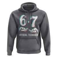 Funny 67 13th Birthday Hoodie 6 7 Thirteen Year Old Official Teenager Hands - Wonder Print Shop