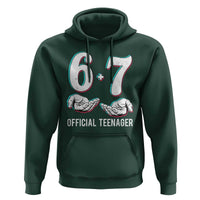 Funny 67 13th Birthday Hoodie 6 7 Thirteen Year Old Official Teenager Hands - Wonder Print Shop