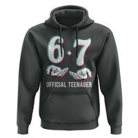 Funny 67 13th Birthday Hoodie 6 7 Thirteen Year Old Official Teenager Hands - Wonder Print Shop