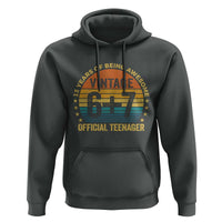 Funny 67 13th Birthday Hoodie Official Teenager 13 Years Of Being Awesome - Wonder Print Shop