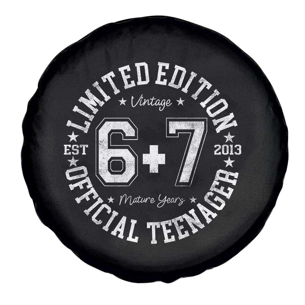 Funny 67 13th Birthday Spare Tire Cover Est 2013 Limited Edition Official Teenager