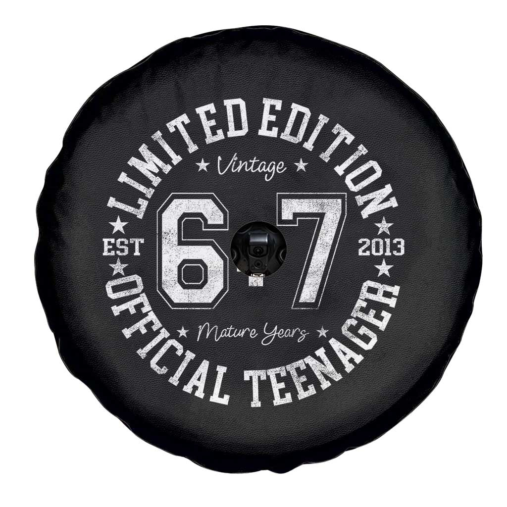 Funny 67 13th Birthday Spare Tire Cover Est 2013 Limited Edition Official Teenager